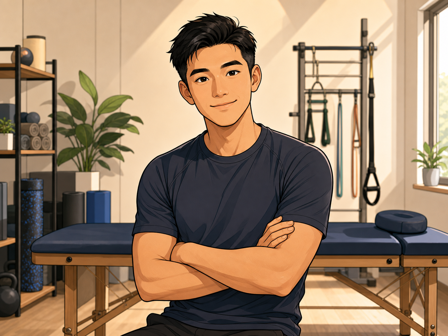 工作室創辧人 Hoyin 的漫畫風格形象